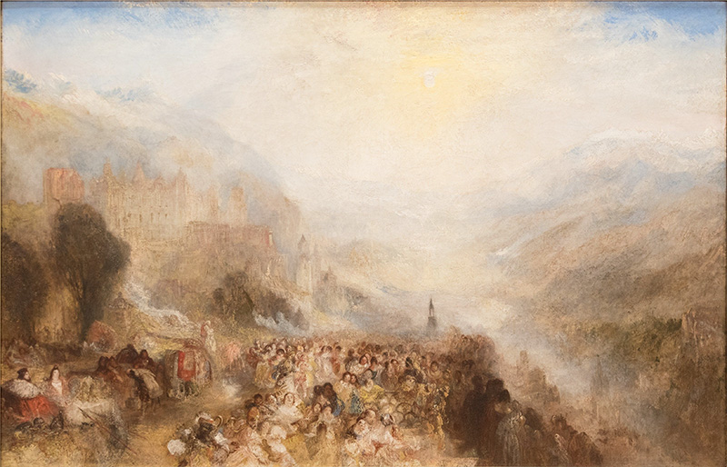 Turner's Susa Oil Painting (out of copyright) - photo John Lumby - Public Domain